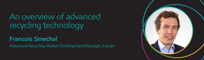 Francois Sinechal, Advanced Recycling Market Development Manager, Europe presents during the Circularity 360 webinar series