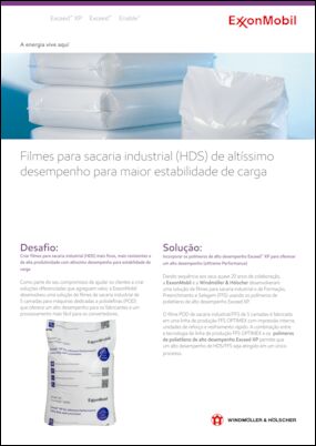 Crie filmes de sacos para serviço pesado (HDS) mais finos, resistentes e de alta potência com desempenho extremo para maior estabilidade de carga.