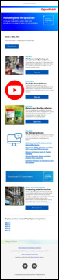 Here is the latest issue of Polyethylene Perspectives, a monthly newsletter dedicated to polyethylene-based products and solutions.