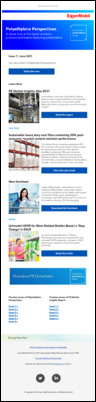 Here is the latest issue of Polyethylene Perspectives, a monthly newsletter dedicated to polyethylene-based products and solutions.
