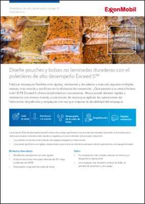 La creación de empaques flexibles más rígidos, resistentes y duraderos a menudo requiere múltiples resinas, más mezcla y sacrificios en la eficiencia de conversión. ¿Y si tu resina hiciera más?