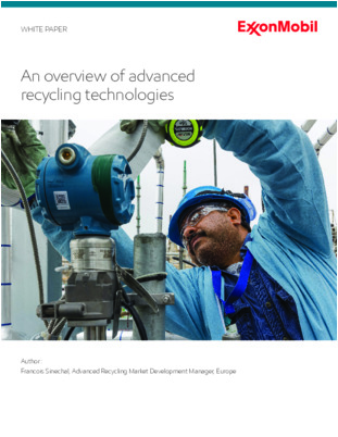 Advanced recycling represents an opportunity to help unlock the inherent value of used plastics that might otherwise wind up in a landfill or incineration.