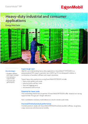 Impact copolymer polypropylene for demanding heavy duty applications