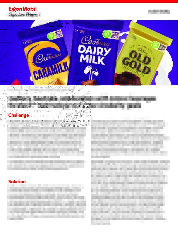 Cadbury Australia's collaboration with Amcor leverages Exxtend™ technology for advanced recycling to further circularity goals