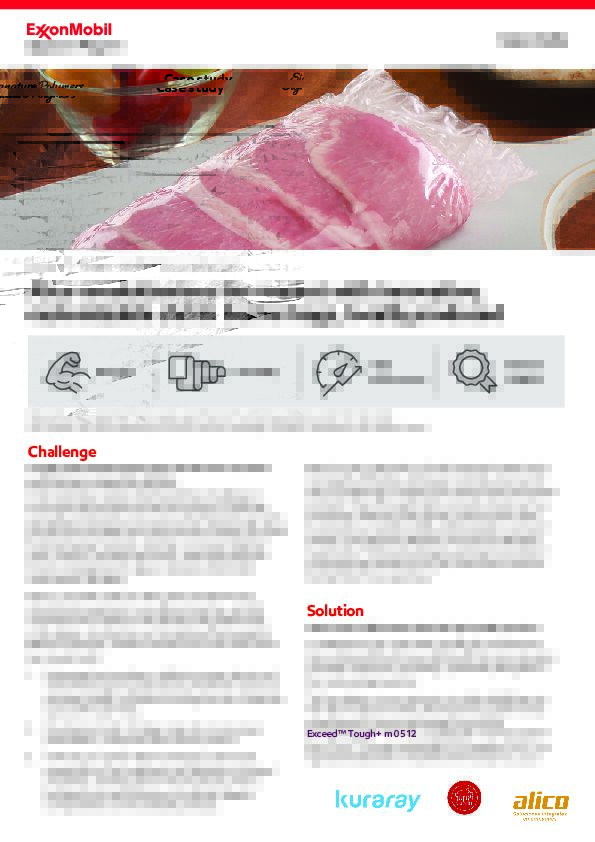In the Colombian market, food brands face challenges in sourcing locally produced shrink barrier bags, an essential packaging component across various food product segments. To address this gap, Colombian packaging manufacturer Alico collaborated with ExxonMobil Signature Polymers and Kuraray to develop Termoflex +B barrier shrink bags, specifically designed for the meat packaging sector.
