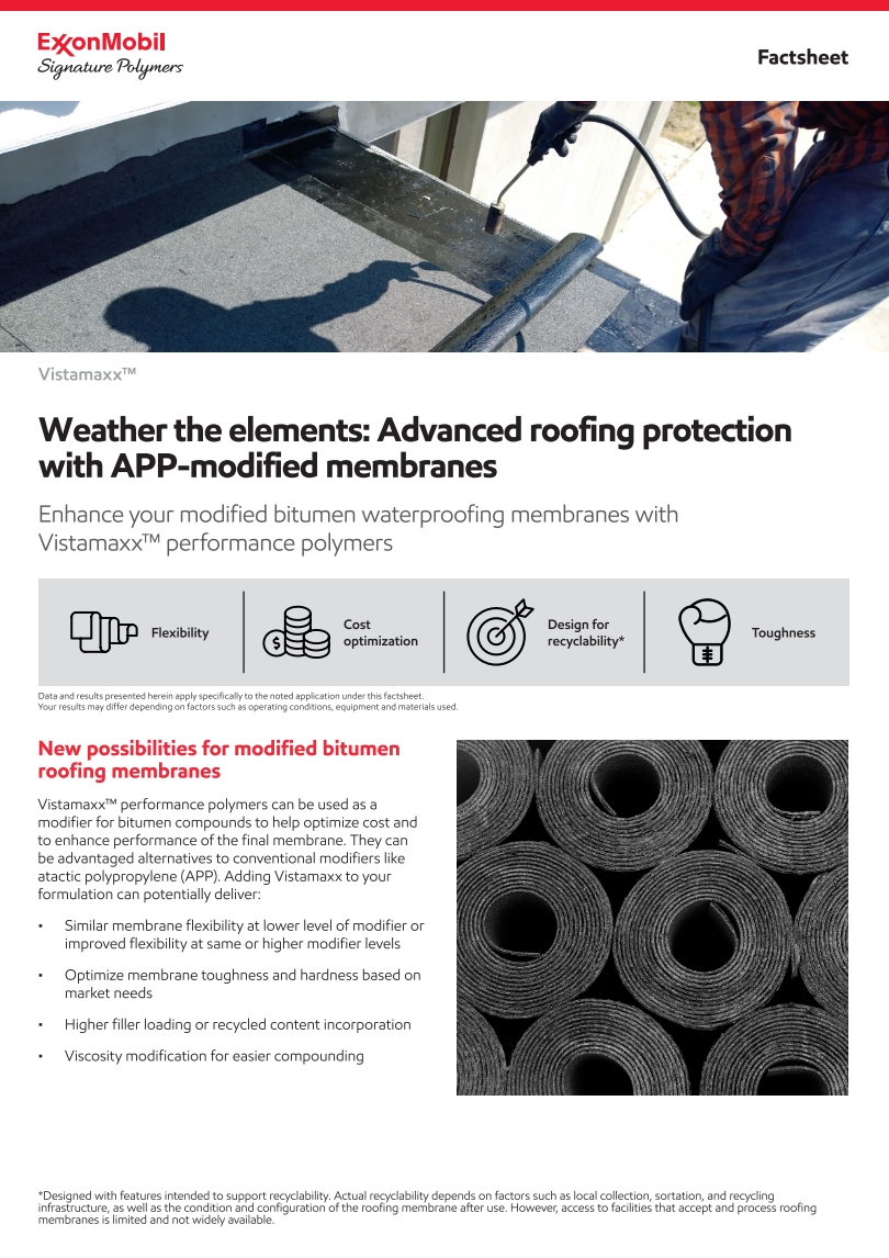Weather the elements: Advanced roofing protection with APP-modified membranes