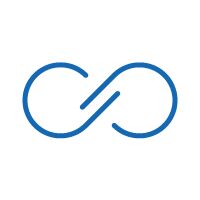 Icon on arrows in a circular motion describing flexibility, high reliability and flexibility, flexible and multipurpose.