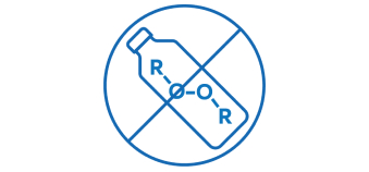 low peroxide icon in blue