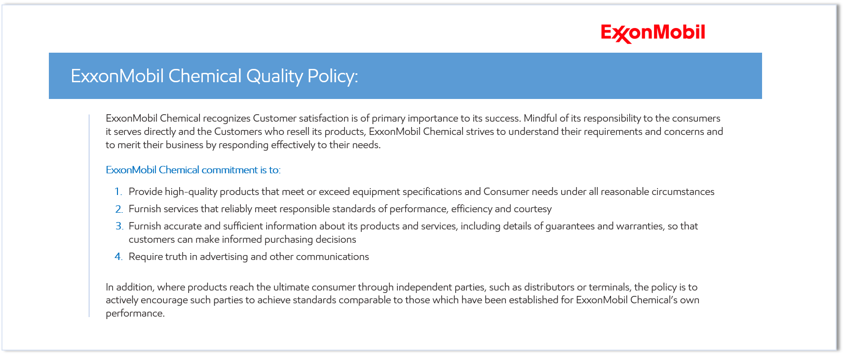 EMCC Quality Policy Image