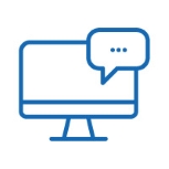 Icon of devices describing easy access on any device.