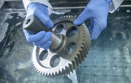 hires hydro carbon cleaning agent in machine application