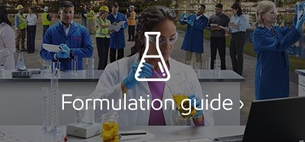 formulation guide with scientist and beaker icon formulation guide with scientist and beaker icon