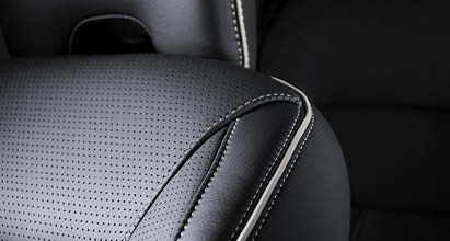 automotiveinterior soft pvc on a seat cushion