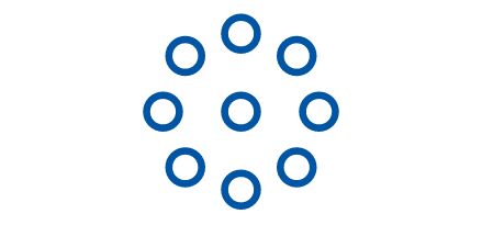 Icon of 9 circles