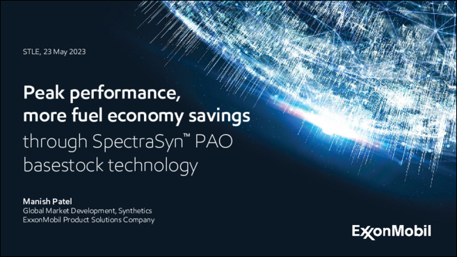 Learn how ExxonMobil is empowering peak performance and more fuel economy savings through SpectraSyn™PAO base stock technology.