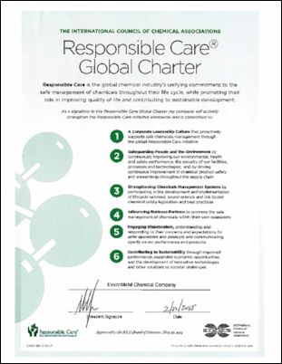 ICCA Responsible Care Signatory Commitment 