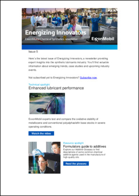 Energizing Innovators Synthetics Newsletter: Issue 5, 2019
