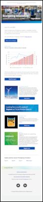 View the latest issue of Energizing Innovators, a newsletter providing expert insights into the synthetic lubricants industry. This month we focus on making wind turbine lubricants.