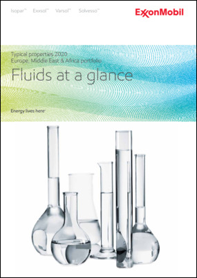 Typical properties 2020 for fluids - EMEAF, including safety and handling info.