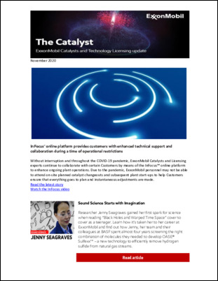 he Catalyst-ExxonMobil Catalysts and Technology Licensing Newsletter, Issue 5