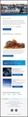 Here’s the latest issue of Energizing Innovators, a newsletter providing expert insights into the synthetic lubricants industry. With the weather becomes colder in most regions/countries, your lubricating greases need improved low-temperature properties. Check out to learn how ExxonMobil synthetics helps you address challenges in tough conditions.