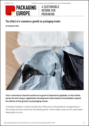 See the packaging market trends that are shifting due to the impact of e-commerce in this article first featured in Packaging Europe